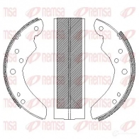 Тормозные колодки REMSA ZCA421400 BSM42 14.00 1465990 4214.00
