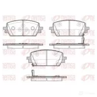 Тормозные колодки дисковые, комплект REMSA 1943.02 Kia Sorento (MQ) 4 2020 – 2024 GCA1943 02 TJU89