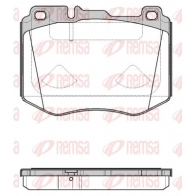 Тормозные колодки дисковые, комплект REMSA 1604.10 QHAC S1 Mercedes CLS (C257) 3 Купе 2.0 CLS 350 EQ Boost (2550) 299 л.с. 2018 – 2024