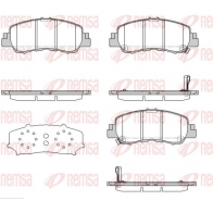 Тормозные колодки дисковые, комплект REMSA Mitsubishi Eclipse Cross 1 (GK, YA) Кроссовер 1.5 T Mivec 4WD 163 л.с. 2017 – 2024 1881.02 Q D462L