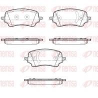 Тормозные колодки дисковые, комплект REMSA 1885.00 EMW 4BC Ford Puma 2 (B3) Кроссовер 1.0 EcoBoost mHEV 155 л.с. 2019 – 2025