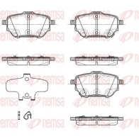 Тормозные колодки дисковые, комплект REMSA 1937.02 Toyota Corolla (E210) 12 Седан 1.6 VVTi (ZRE210) 122 л.с. 2019 – 2025 GCA19370 2 YTA08