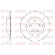 Тормозной диск REMSA 4 VY3N Volkswagen Polo (AW, BZ) 6 2018 – 2020 62521.00