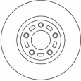 Тормозной диск MOTAQUIP LVBD1029Z 3545215 6KY66T 2PZY G7