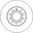 Тормозной диск MOTAQUIP 02IU W RJB5PIZ 3545259 LVBD1075