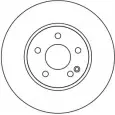 Тормозной диск MOTAQUIP 3 22BF2 3545308 5U3IGD LVBD1133Z
