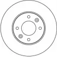 Тормозной диск MOTAQUIP VIT1 L5 LVBD1137Z 3545312 CB6TEY