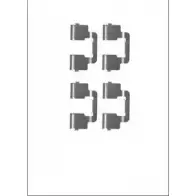 Ремкомплект тормозных колодок MOTAQUIP R LNM8C LVMK1093 3550430 R51Z4J2