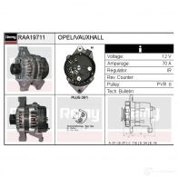Генератор REMY raa19711 OZCIM FH 5414352765237 1865113 - Изображение 2