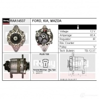 Генератор REMY 8BBL S 5414352774444 raa14537 1864974 - Изображение 2