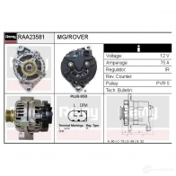Генератор REMY 5414352764995 raa23581 DYZC KOS 1865150 - Изображение 2