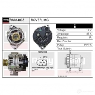 Генератор REMY 5414352764865 HYD6 GS8 raa14035 1864922 - Изображение 2