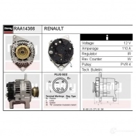 Генератор REMY 1864950 5414352777469 raa14366 Y LR1N - Изображение 2