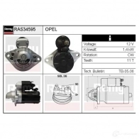 Генератор REMY 1855012 0YBAD5 D A2096 dra0986 - Изображение 3