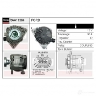 Генератор REMY B5M FZ 1864883 raa11364 5414352767521 - Изображение 2