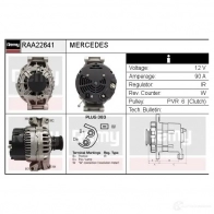 Генератор REMY 1865142 raa22641 V LOXIS 5414352764773 - Изображение 2