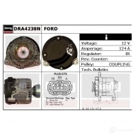 Генератор REMY dra4238n 1856702 YFGCJ D A5348N - Изображение 2