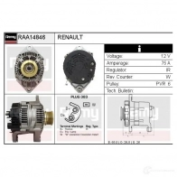 Генератор REMY 1865013 QJ0Y86 J raa14846 5414352765602 - Изображение 2