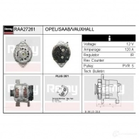 Генератор REMY ZLB SYC raa27261 1865180 5414352769471 - Изображение 2