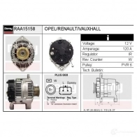 Генератор REMY raa15158 1865048 R1P11I 9 5414352775410 - Изображение 2