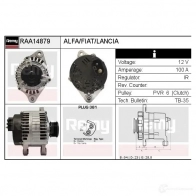 Генератор REMY 5414352765145 raa14879 BJ9CE 0S 1865022 - Изображение 2