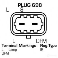 Генератор REMY DB 5121 drb4011 9KRAJU 1857334