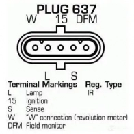 Генератор REMY 4IC5SQ 1857455 drb7430x DB8 540 - Изображение 2