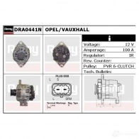 Генератор REMY 1854500 RZ0UXH dra0441n DA15 51N - Изображение 2