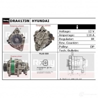 Генератор REMY dra4173n DA5 283N YXMO1C 1856646 - Изображение 2
