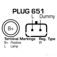 Генератор REMY DA48 27 7CM6D8K dra3717 Renault Megane 1 (BA, JA, EA, DA, LA) 1995 – 2002