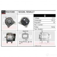 Генератор REMY 5414352769587 JQEIY A 1865083 raa15360 - Изображение 2