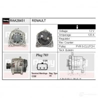 Генератор REMY 1865192 YM9 O4LK raa28451 5414352767361 - Изображение 2