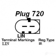 Генератор REMY LD3S8 dra0052 1854095 DA1 162 - Изображение 4