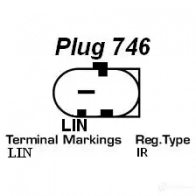Генератор REMY D95UGS dra0054 1854097 DA11 64 - Изображение 4