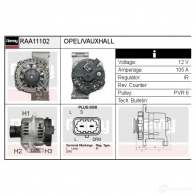 Генератор REMY 1864840 5414352764605 raa11102 BTIF LM - Изображение 2