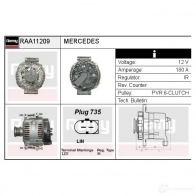 Генератор REMY 1864859 raa11209 GBI 7M32 5414352767392 - Изображение 2