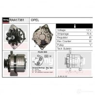 Генератор REMY 5414352765480 1865104 raa17361 W33ZL CR - Изображение 2