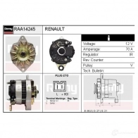 Генератор REMY 5414352764407 raa14245 1864933 8R0 B1 - Изображение 2