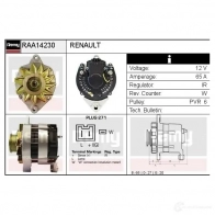 Генератор REMY 1864932 MQAI 7 raa14230 5414352764391 - Изображение 2