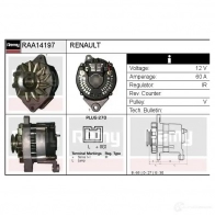 Генератор REMY 5414352764384 raa14197 1864929 Q92 EM - Изображение 2