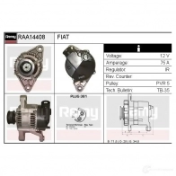 Генератор REMY CT2N COI 1864958 raa14408 5414352774390 - Изображение 2