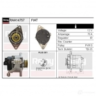 Генератор REMY 5414352770552 T7 EHD raa14757 1864994 - Изображение 2