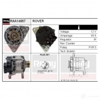 Генератор REMY ZBF 3T raa14867 1865019 5414352770651 - Изображение 2