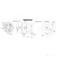 Генератор REMY 19025333 1847485 5414352647786 Z WMRV8A - Изображение 2