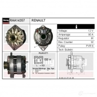 Генератор REMY 5414352775472 raa14357 VM827 Z 1864948 - Изображение 2