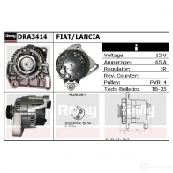 Генератор REMY dra3414 DA452 4 1856056 3F76YL - Изображение 5