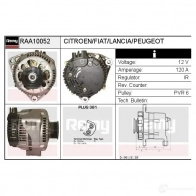 Генератор REMY 6JABF 8D 5414352764889 raa10052 1864828 - Изображение 2