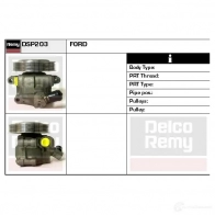 Гидроусилитель, насос гур REMY 5414352286961 83W6 N0O dsp203 Ford Fiesta 5 (CBK, JH, JD) Хэтчбек 1.4 16V 80 л.с. 2001 – 2008