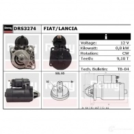 Стартер REMY 6L4TF drs3274 1860341 DS43 84 - Изображение 2