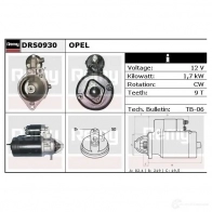 Стартер REMY 1859794 HVD3E67 drs0930 D S2040 - Изображение 2
